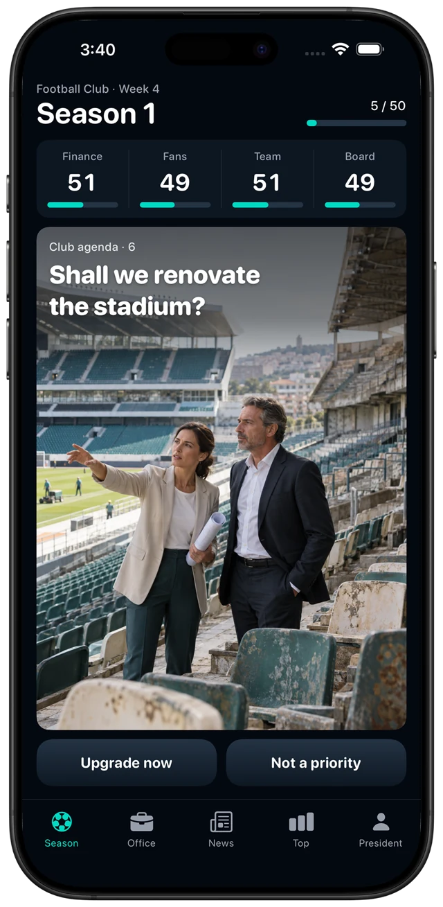 Construire l’avenir du club